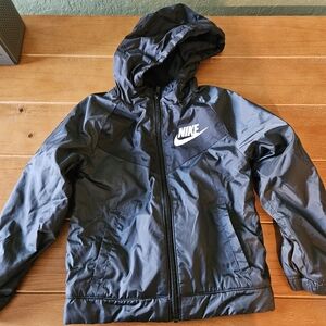 Toddler Boys Unisex Black Nike Windbreaker Jacket Size 4T (3-4 Years)